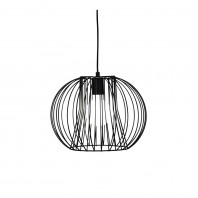 Oriel Lighting-MALO.35 Wire 1 Light Pendant - Black / White